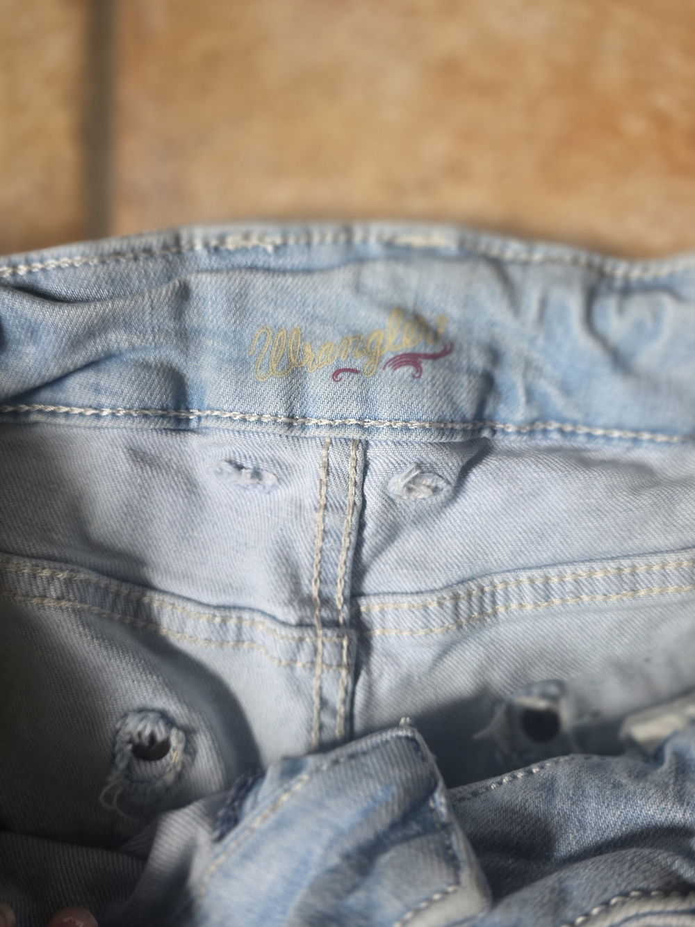 Wrangler TROUSER Light Blue - Classic Back Pocket  32x30 - Picture 4 of 4